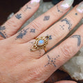 Moonstone Boho Ring
