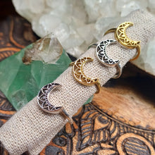 Load image into Gallery viewer, Crescent Moon Ring
