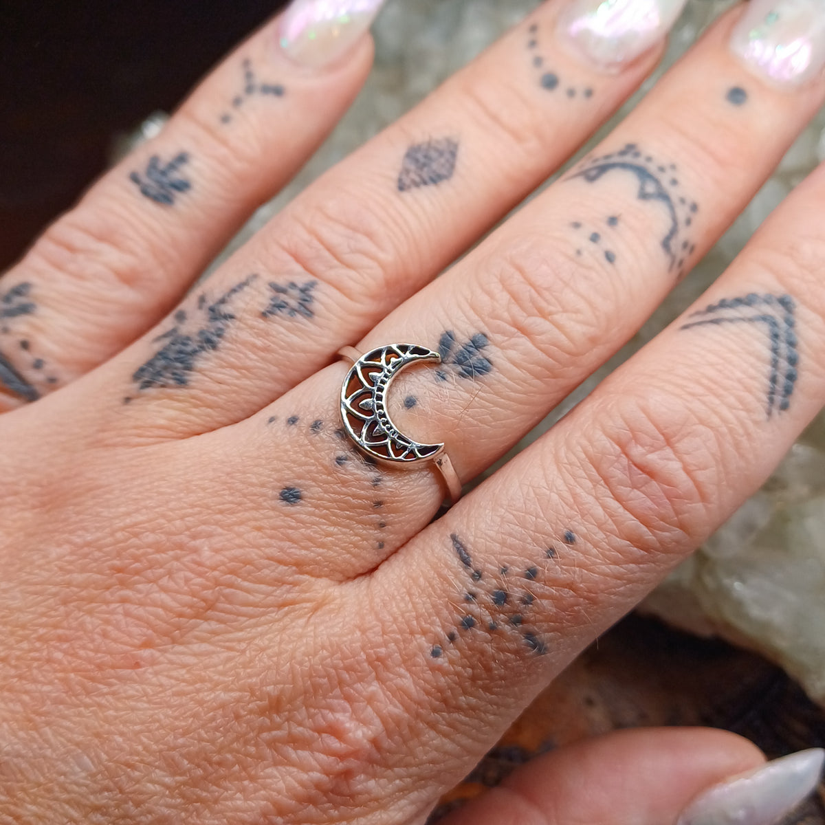 Crescent Moon Ring