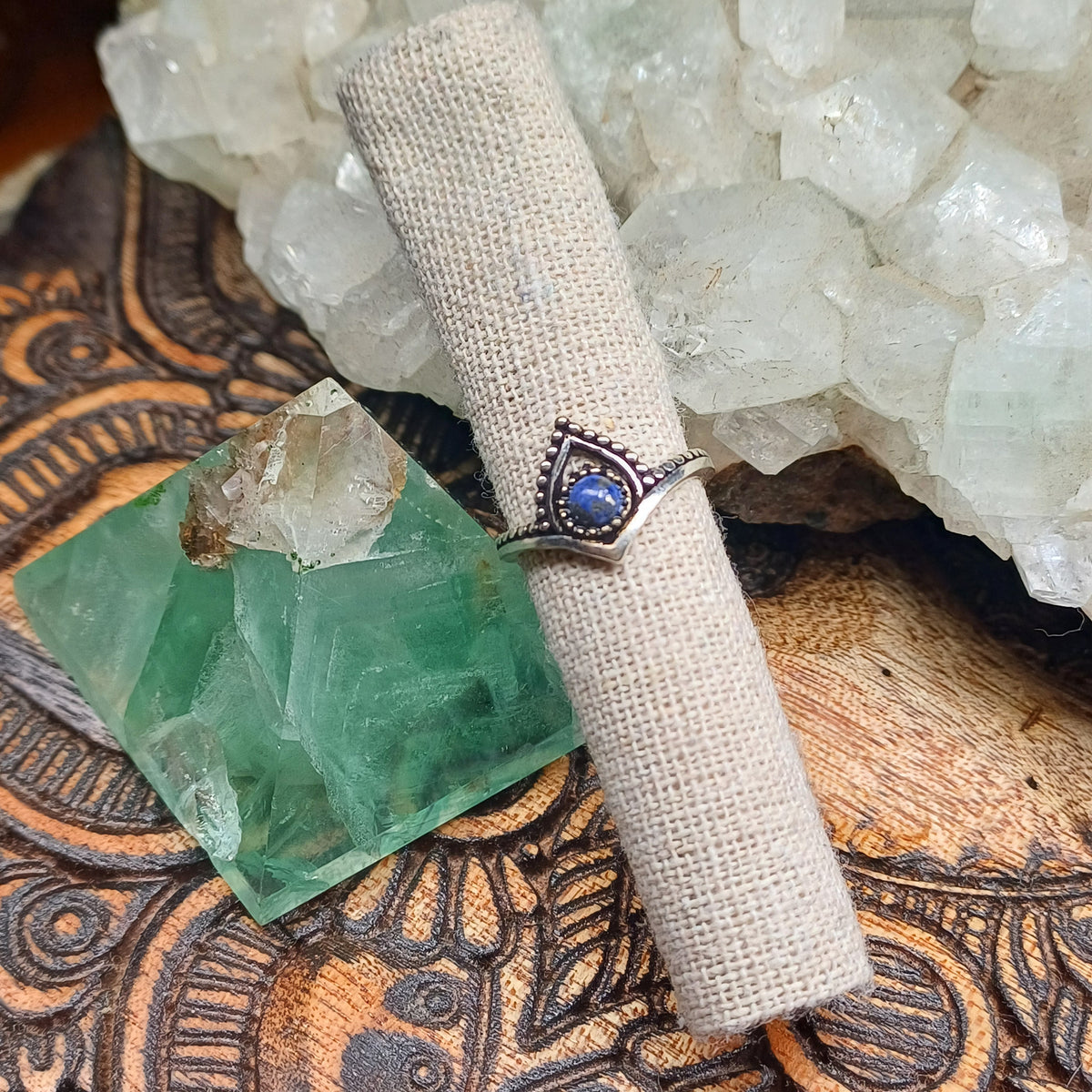 Lapis Lazuli Boho Ring