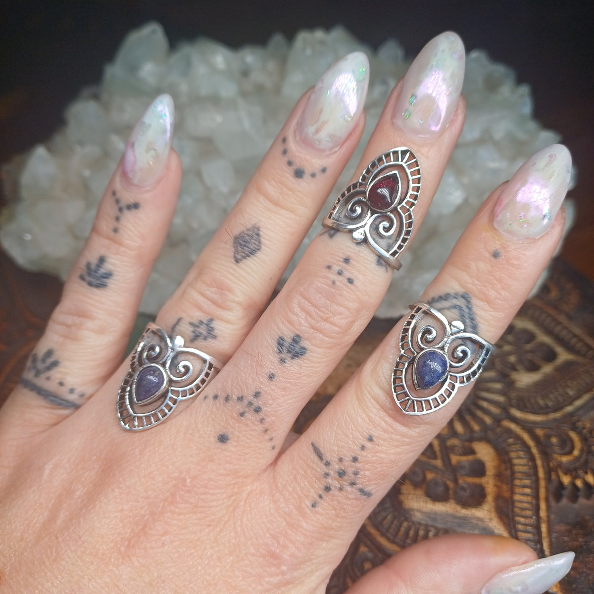 Silver Boho Ring