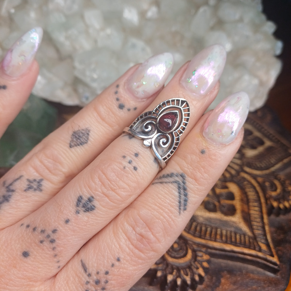 Silver Boho Ring