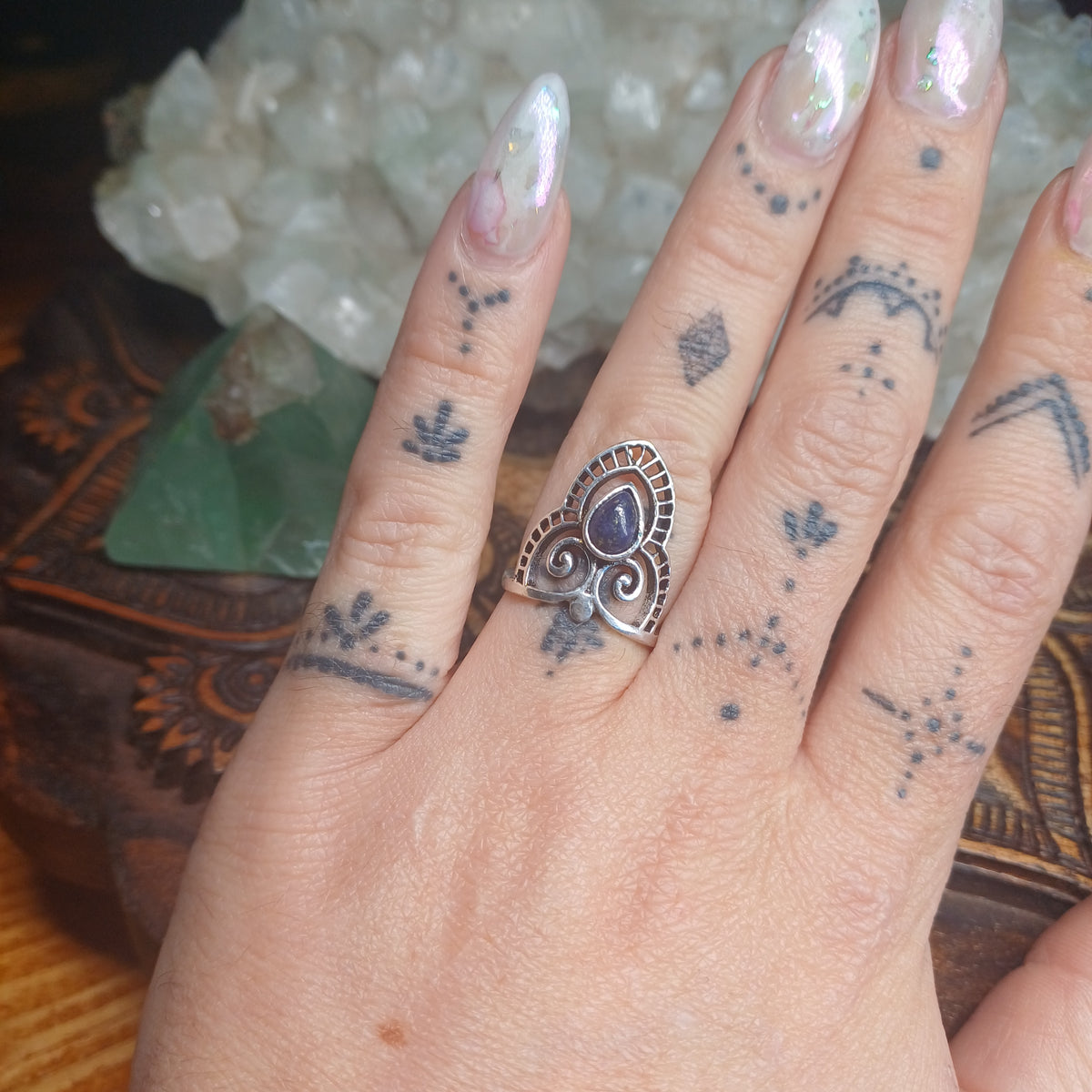 Silver Boho Ring
