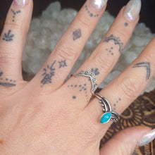 Load image into Gallery viewer, Turquoise Silver Rings
