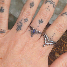 Load image into Gallery viewer, Lapis Lazuli Silver Rings
