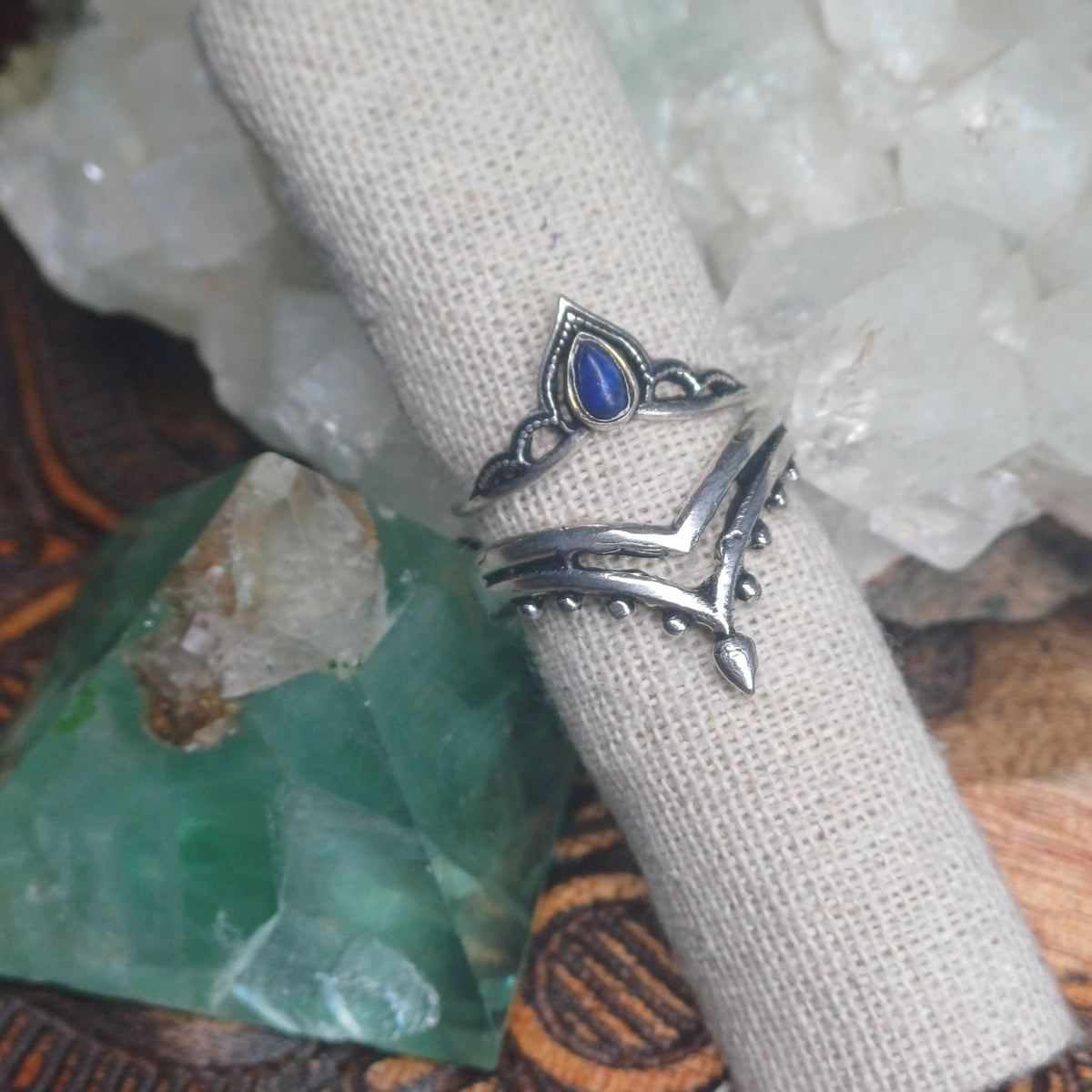 Lapis Lazuli Silver Rings