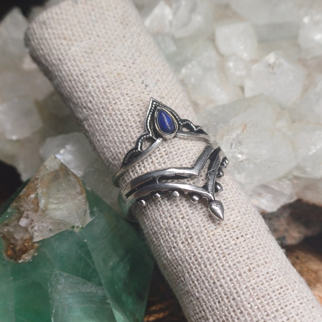 Lapis Lazuli Silver Rings