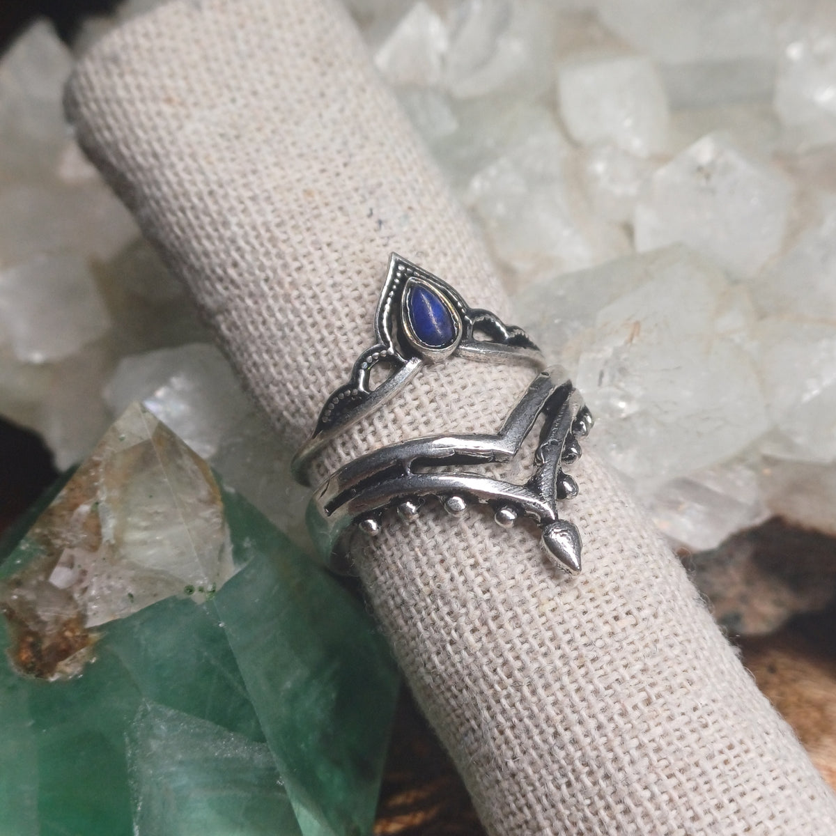 Lapis Lazuli Silver Rings
