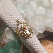Load image into Gallery viewer, Tigers Eye Brass Rings
