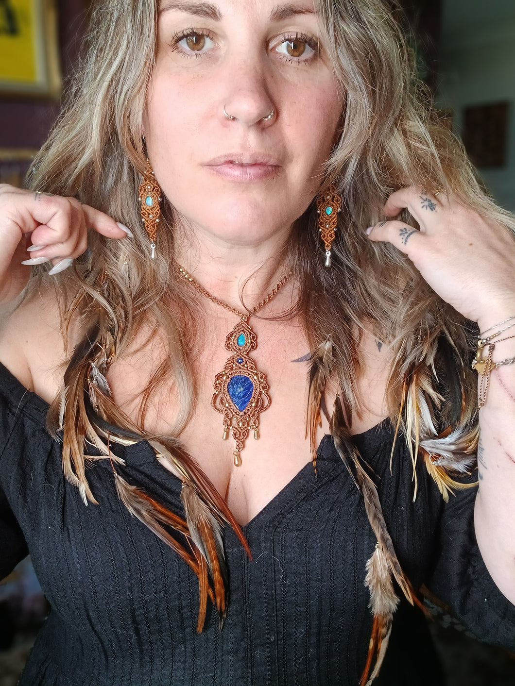 Desert Oracle - Lapis Lazuli & Opals