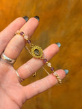 Amethyst & Rose quartz bracelet