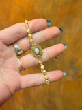 Moonstone and Shell bracelet