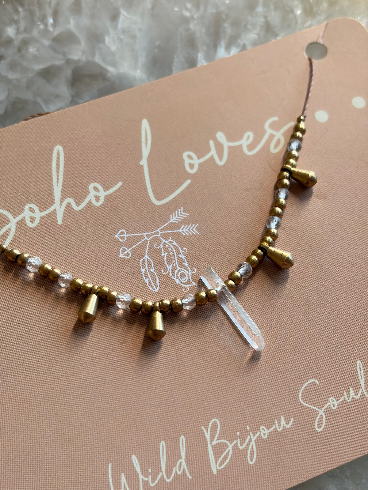 Clear Quartz necklace