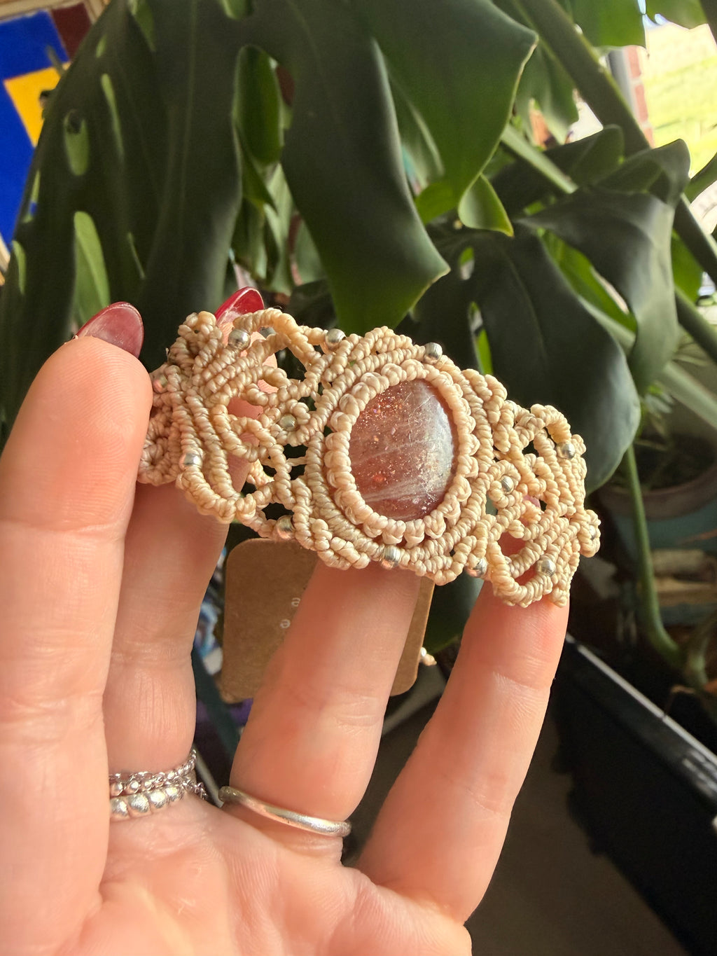 Sunstone bracelet