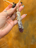 Amethyst Tooth Necklace