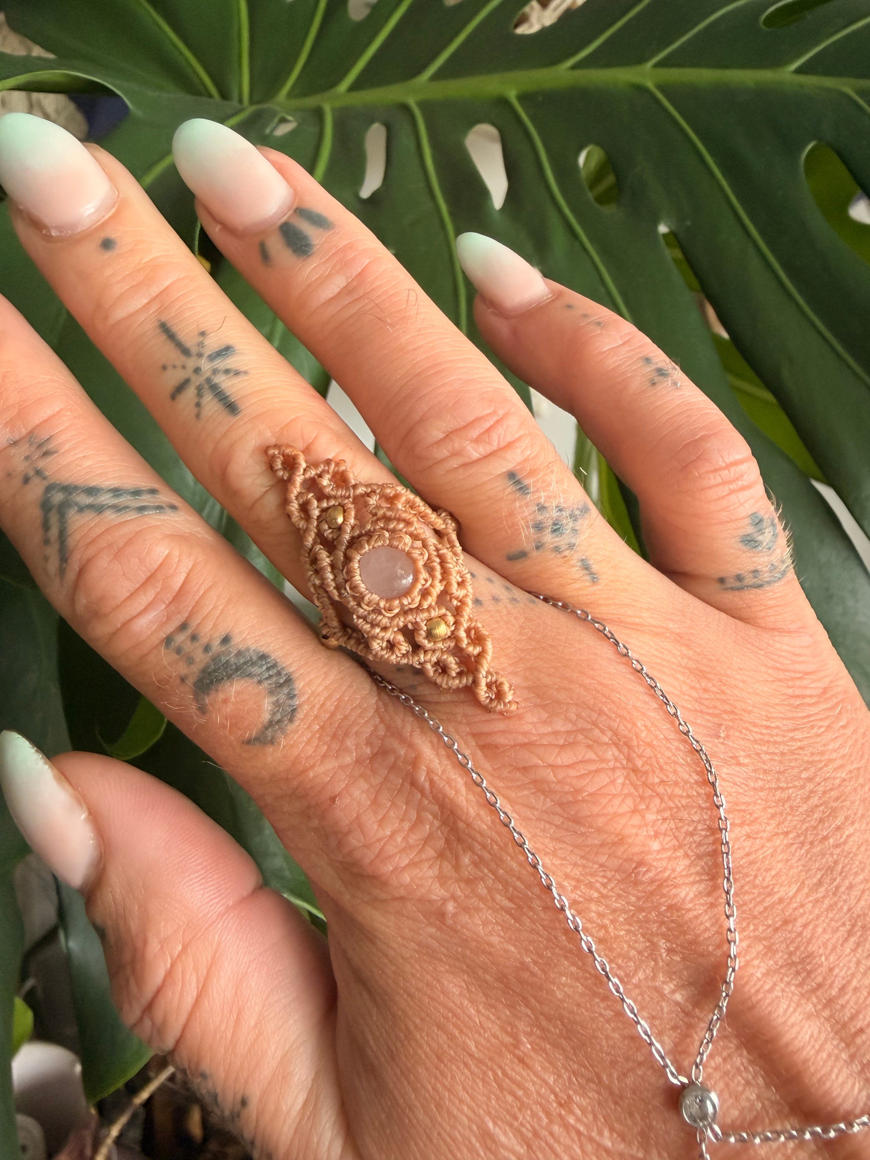Rose Quartz ring