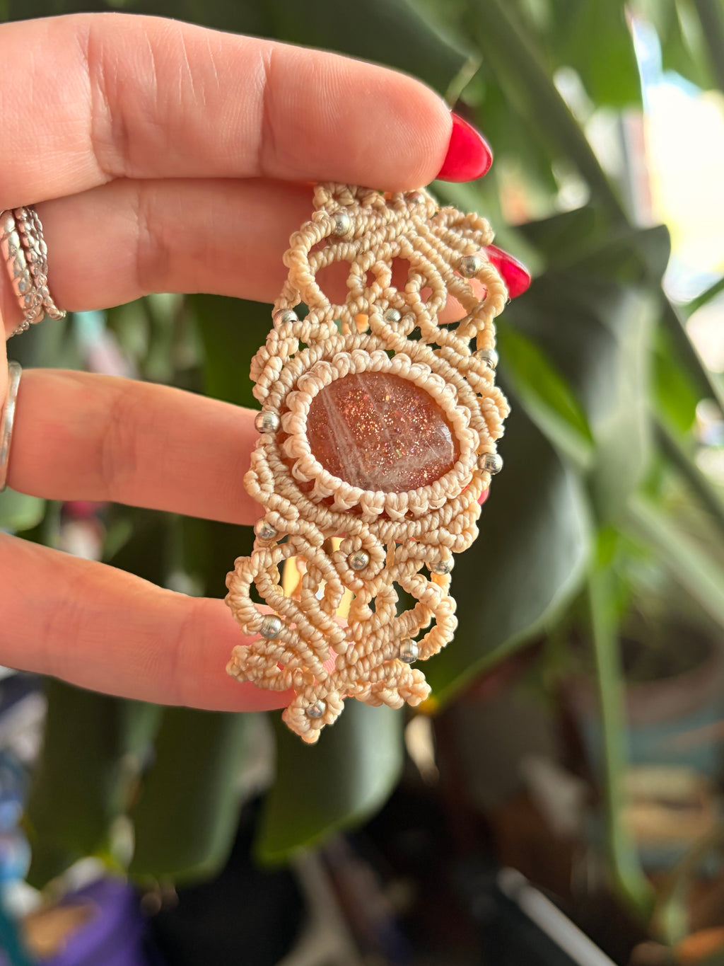 Sunstone bracelet
