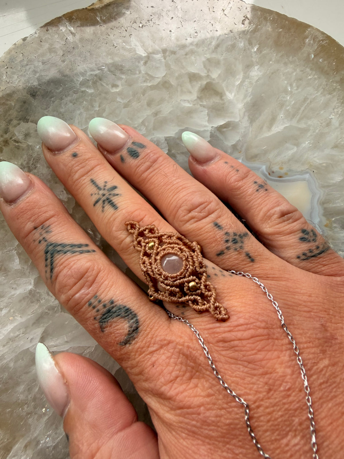 Rose Quartz ring