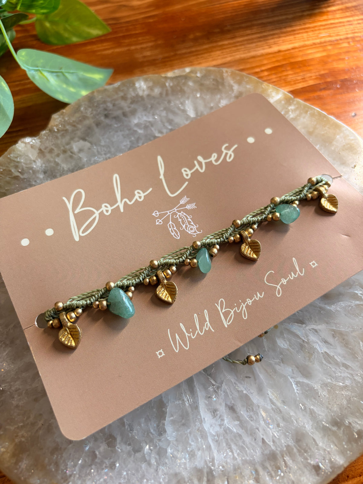 Aventurine Anklet