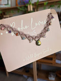 Labradorite mixed crystal necklace