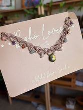 Load image into Gallery viewer, Labradorite mixed crystal necklace
