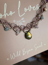 Load image into Gallery viewer, Labradorite mixed crystal necklace
