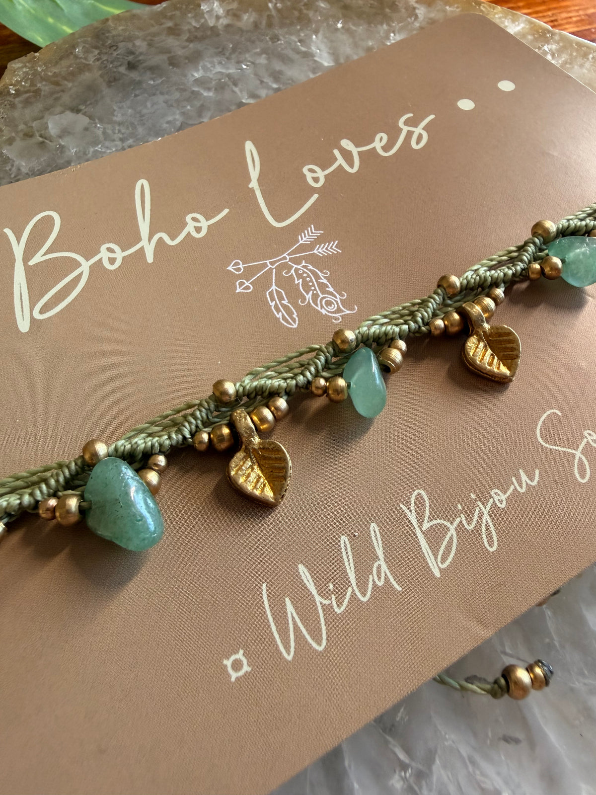 Aventurine Anklet