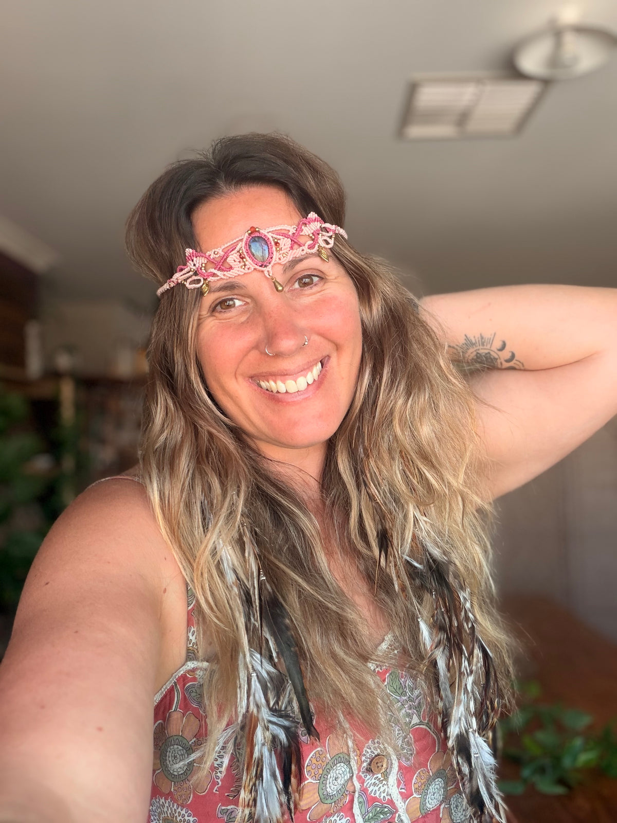 Labradorite Crystal Crown