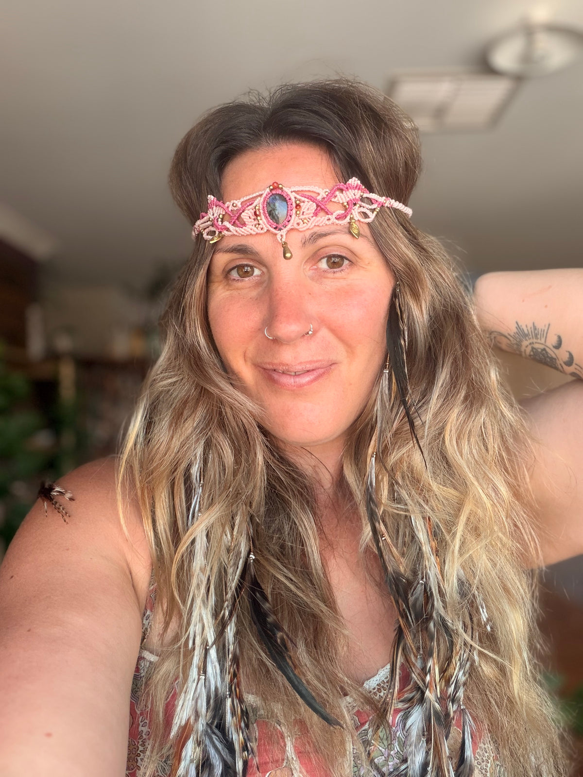 Labradorite Crystal Crown