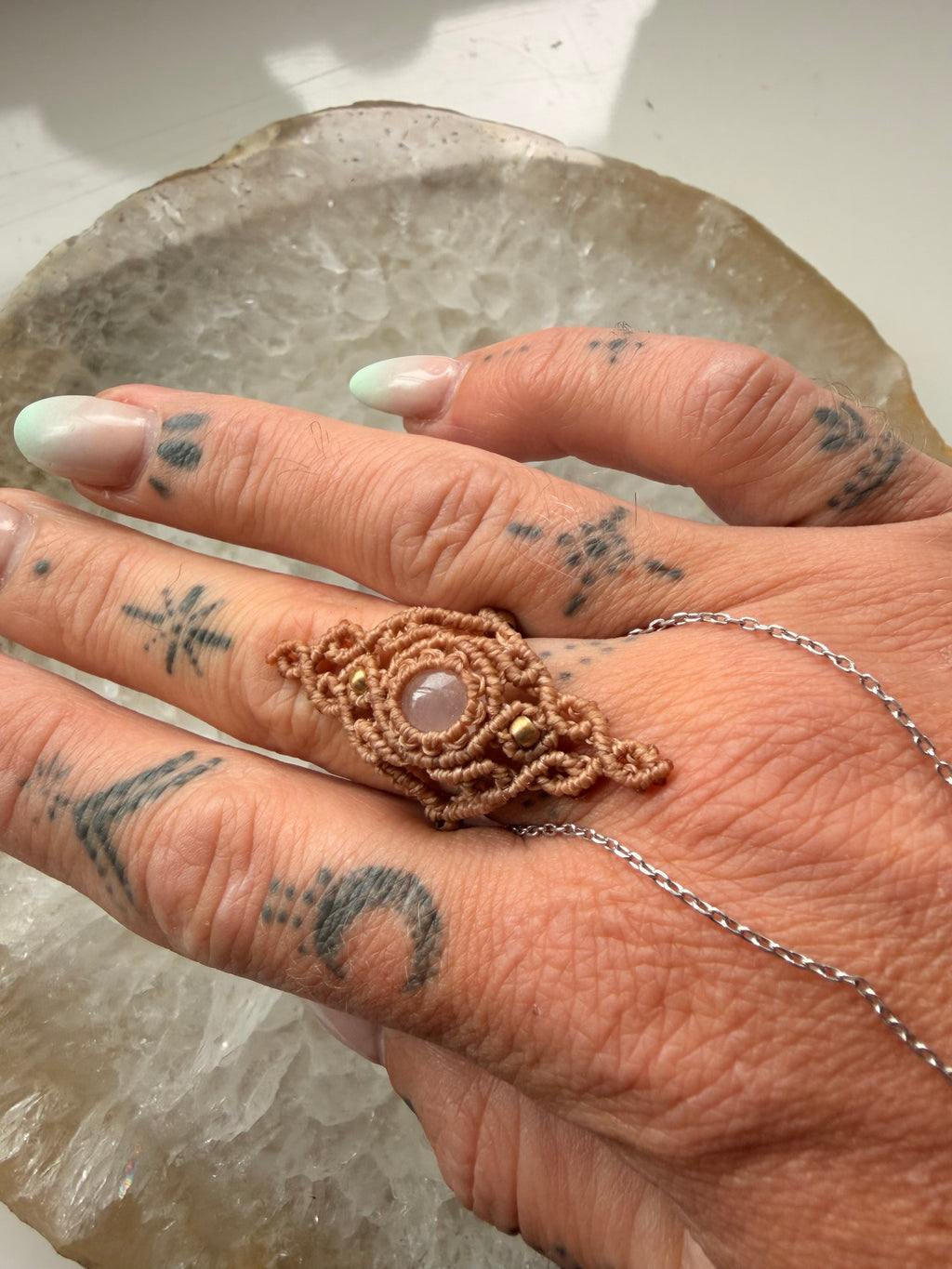 Rose Quartz ring