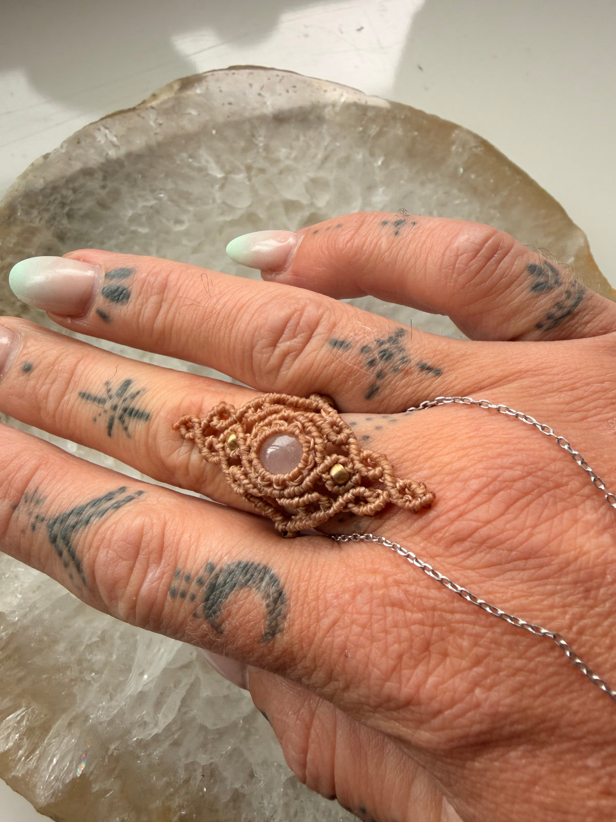 Rose Quartz ring