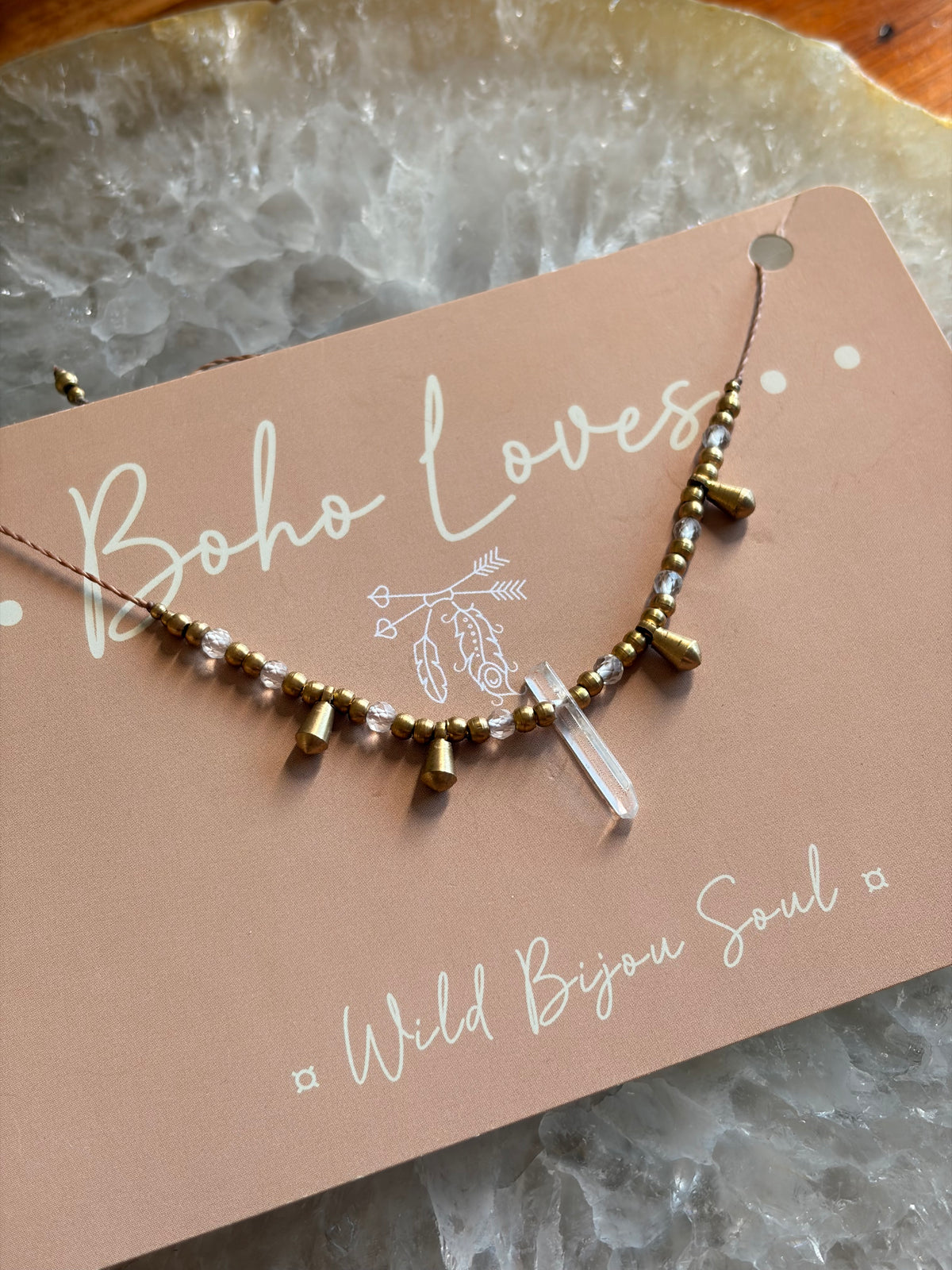 Clear Quartz necklace