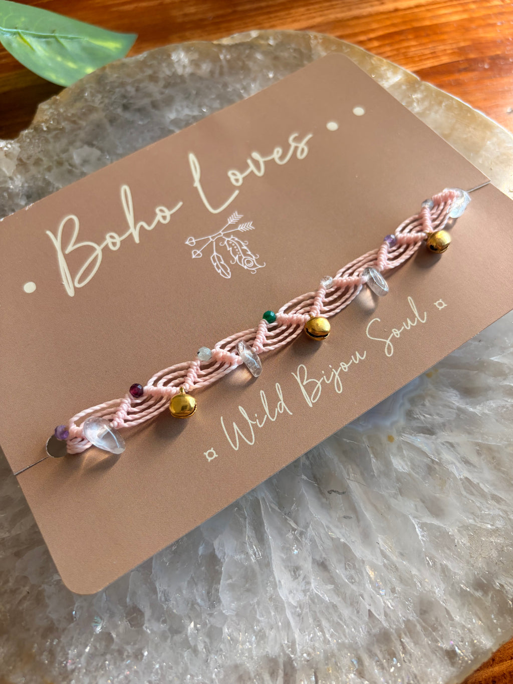 Mixed crystals and Bells anklet