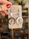 Celestial Clear Quartz earrings