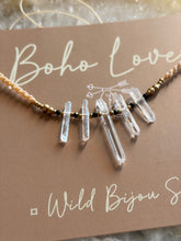 Load image into Gallery viewer, Clear Quartz Crystal Choker
