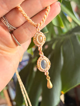 Load image into Gallery viewer, Rutile Quartz and Kyanite necklace
