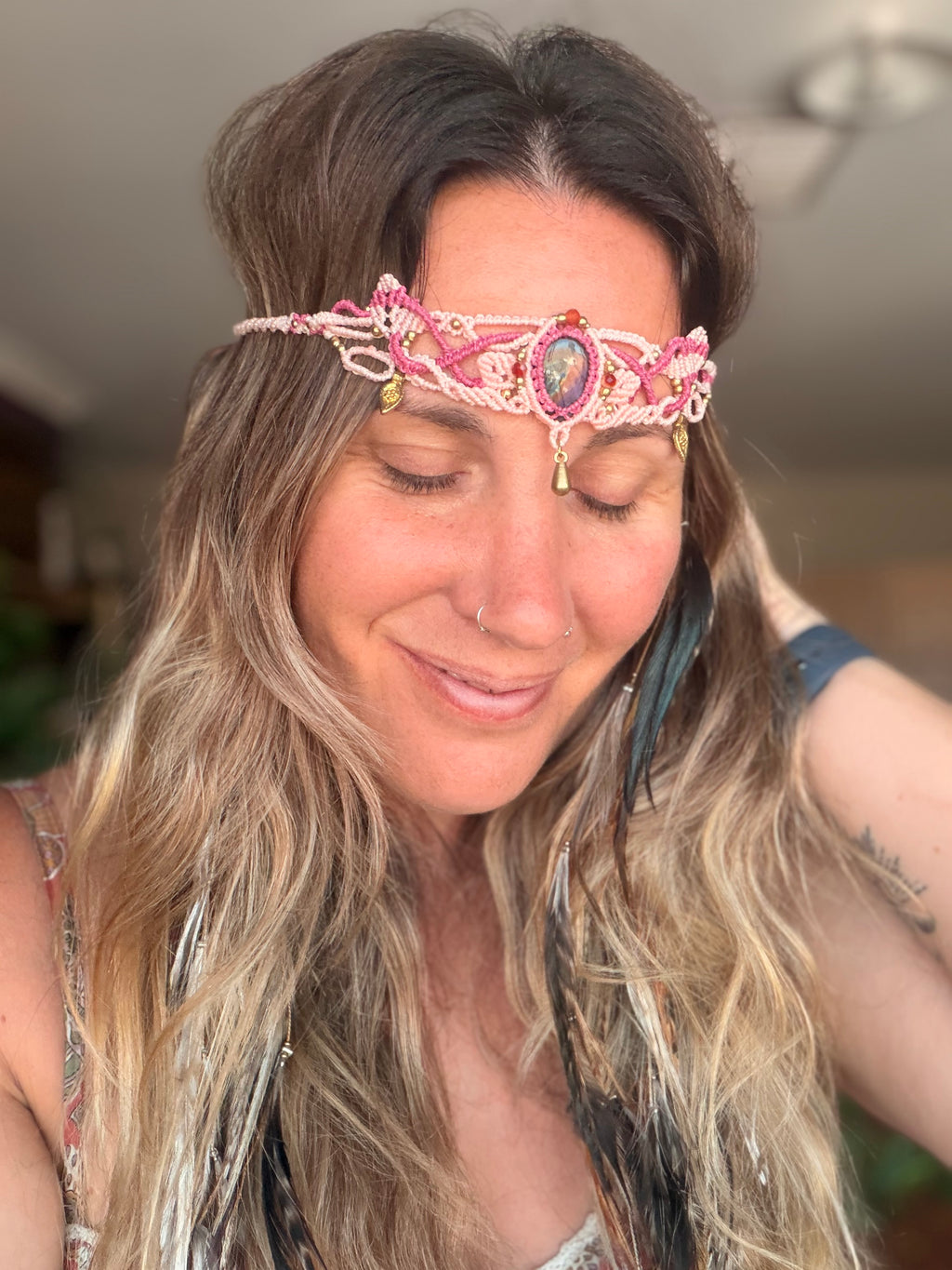 Labradorite Crystal Crown