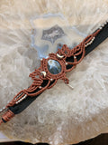 Moss agate crown