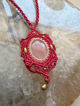 Load image into Gallery viewer, Rose Quartz Necklace
