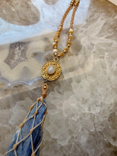 Load image into Gallery viewer, Kyanite &amp; Moonstone Macramé Necklace
