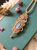 The Moon’s Love Letter — Pāua Shell & Moonstone necklace