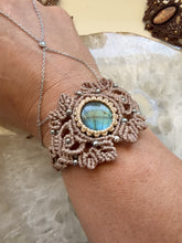 Load and play video in Gallery viewer, Labradorite Macramé Bracelet
