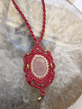 Load and play video in Gallery viewer, Rose Quartz Necklace
