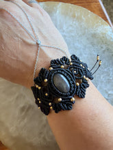 Load and play video in Gallery viewer, Black Moonstone Bracelet
