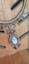 Load image into Gallery viewer, Goddess Choker - Selenite • Carnelian •Clear Quartz
