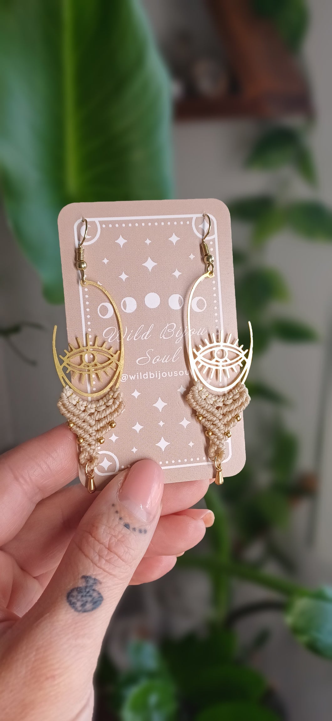Boho Macrame Earrings