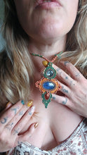 Load image into Gallery viewer, Solar Fire ~ Mystic Merlanite•Labradorite•Carnelian
