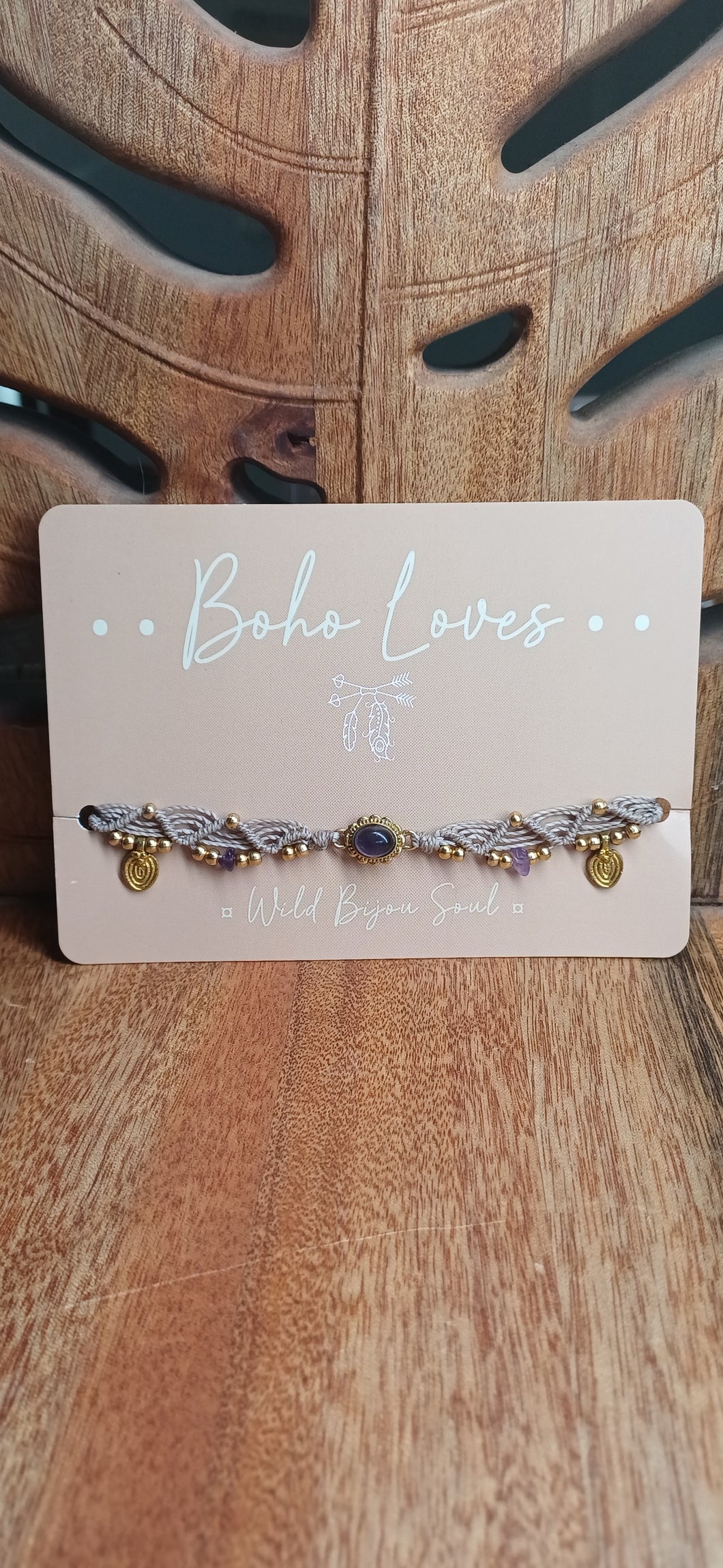 Amethyst Anklet