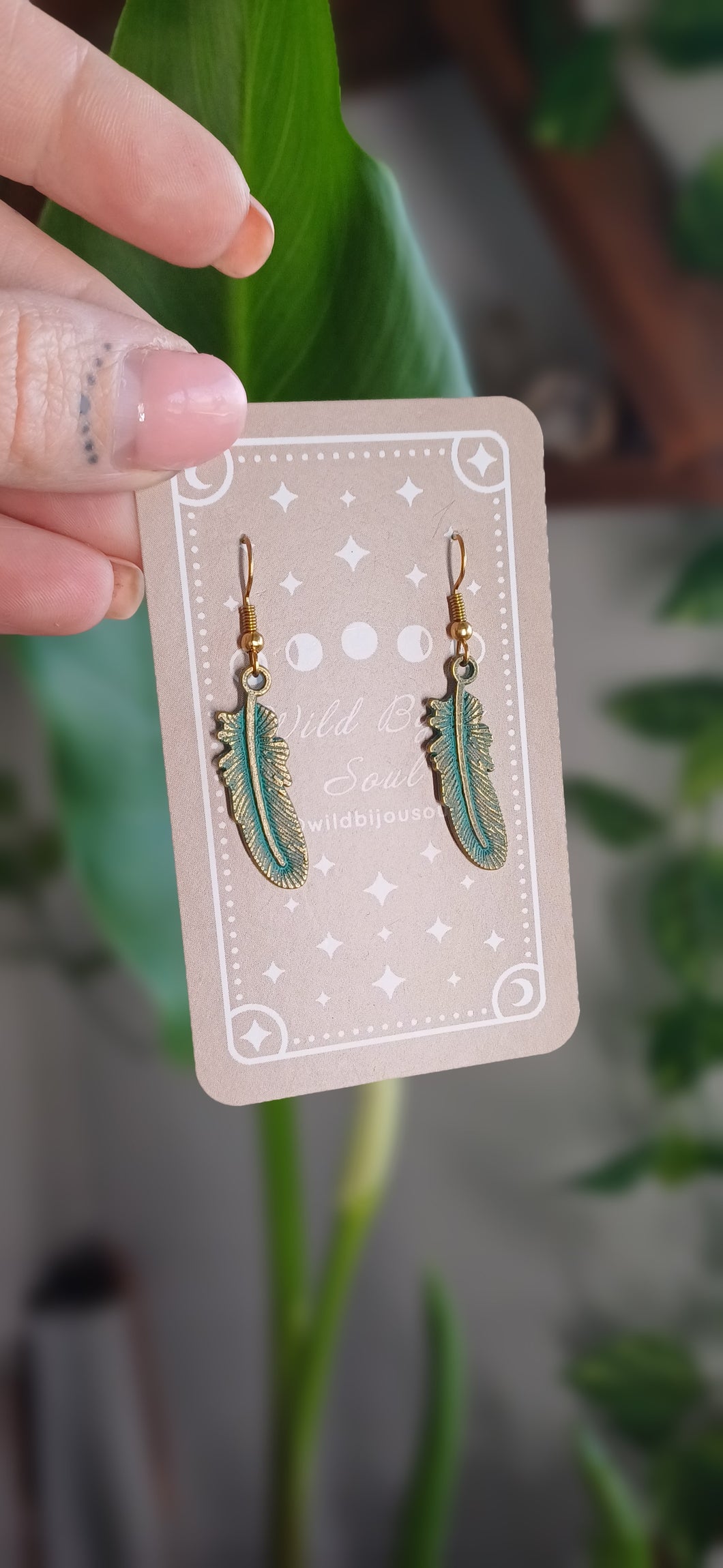 Boho Feather Earrings