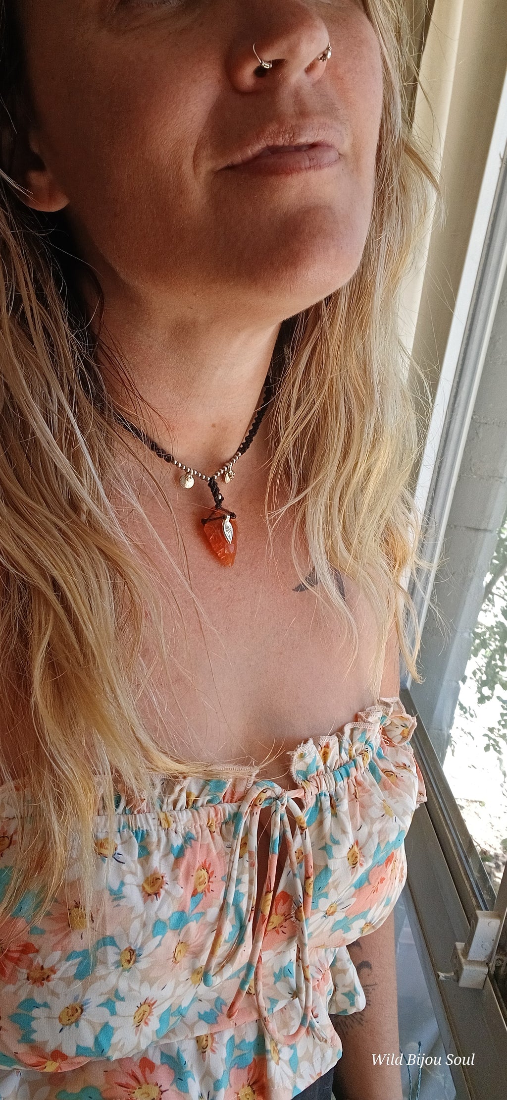 Carnelian Arrowhead necklace